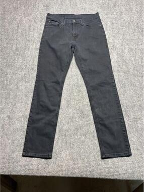Levi's 541 Mens Athletic Taper Fit Jeans W30 L32 Black Denim Pants
